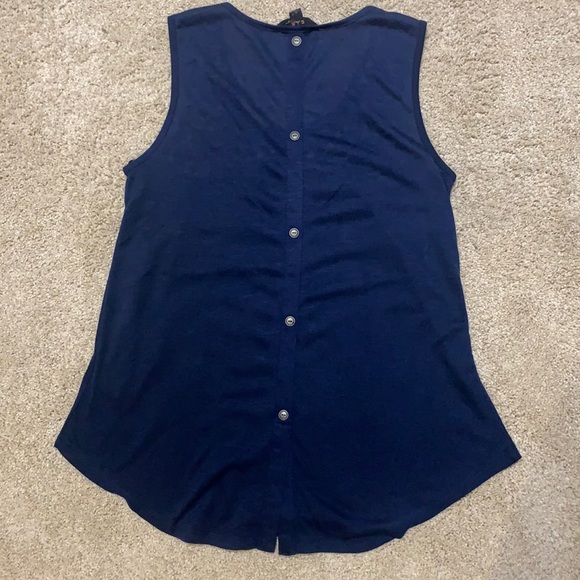Navy Blue Tank Top- Small - Picture 3 of 5